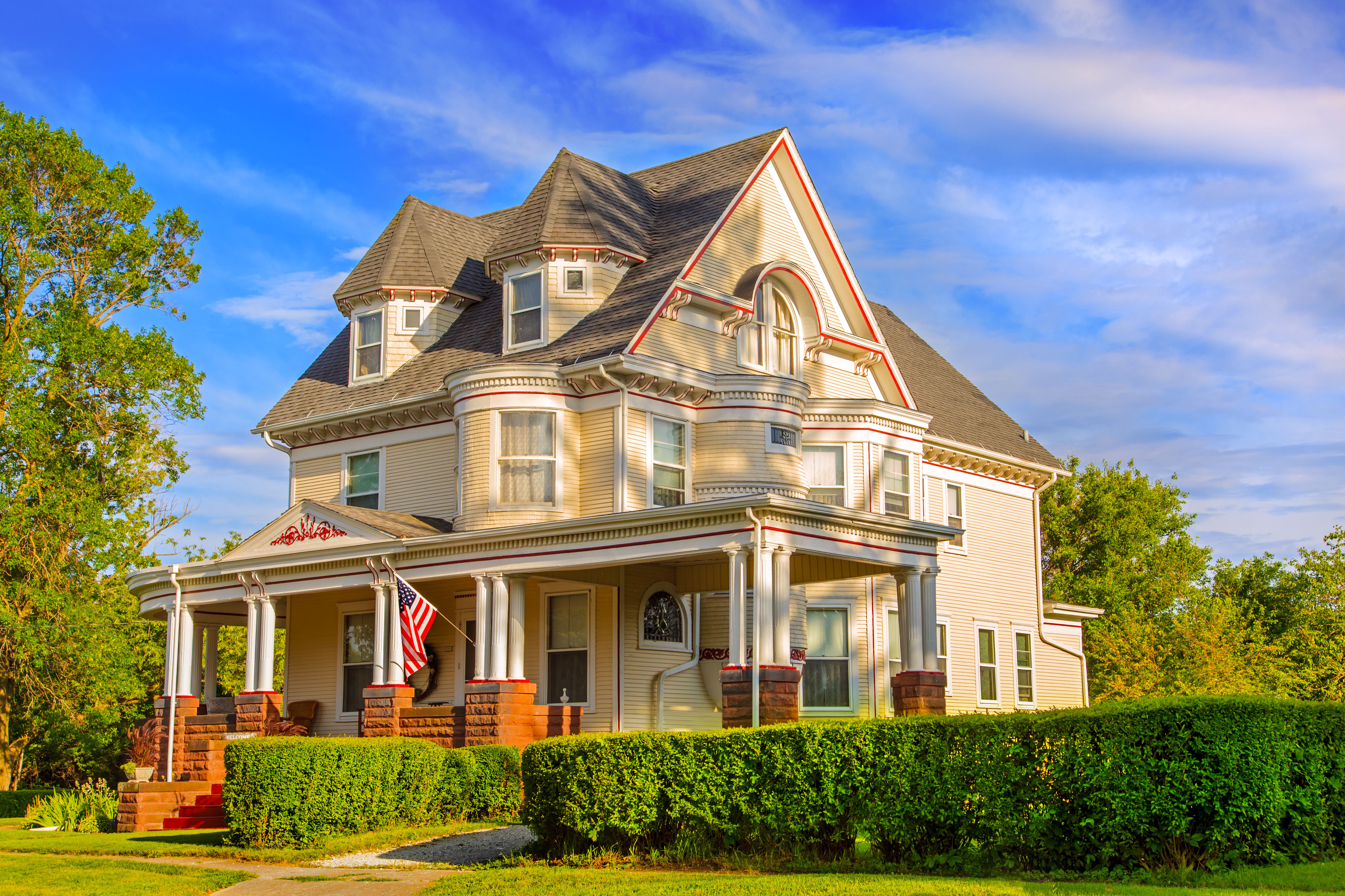 Exterior of Victorian Era style home