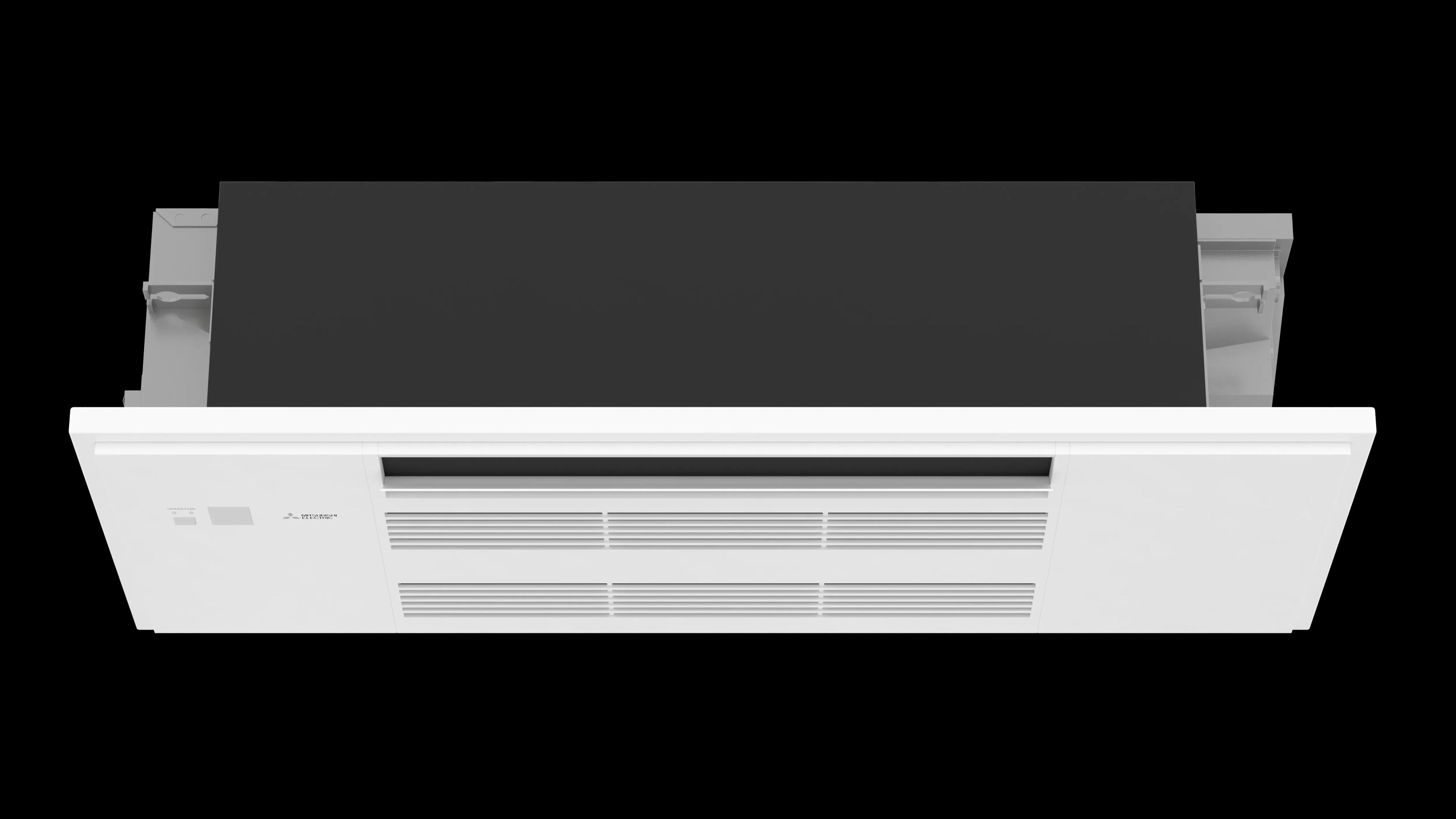 Ductless recessed ceiling cassette