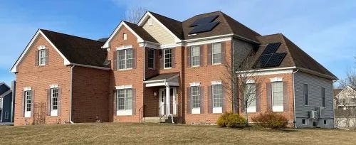 Wadsworth Home architecture home family house real building suburb mortgage window suburban brick roof estate yard residential driveway property upscale garage