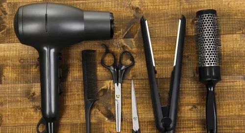Condition Your Home for The Cost Of Blow-Drying Your Hair steel scissors equipment tool sharp machinery wood isolated family contemporary industry glazed fashion knife retro iron plastic indoors business