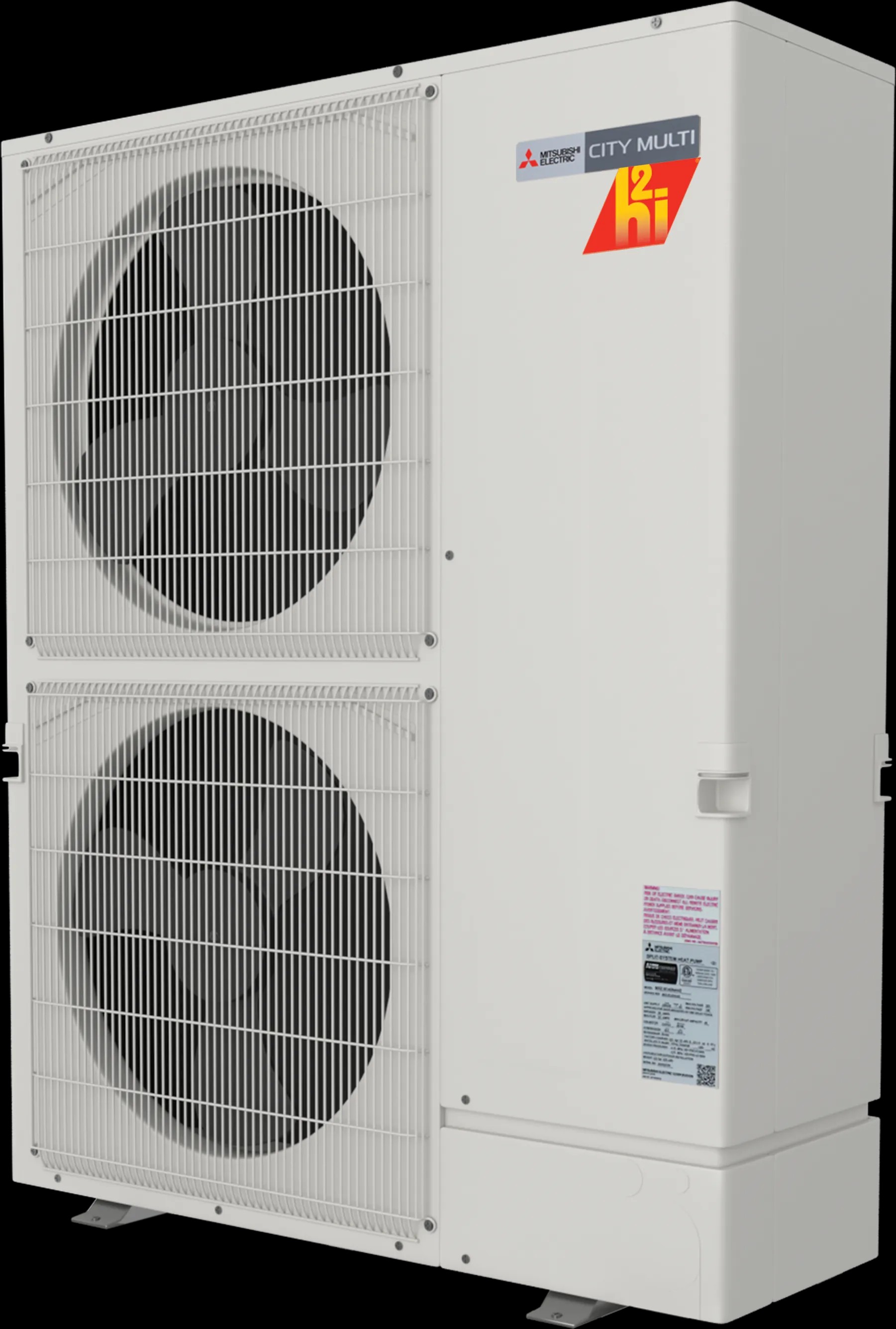 Single phase multi-zone hyper-heating heat pump right side