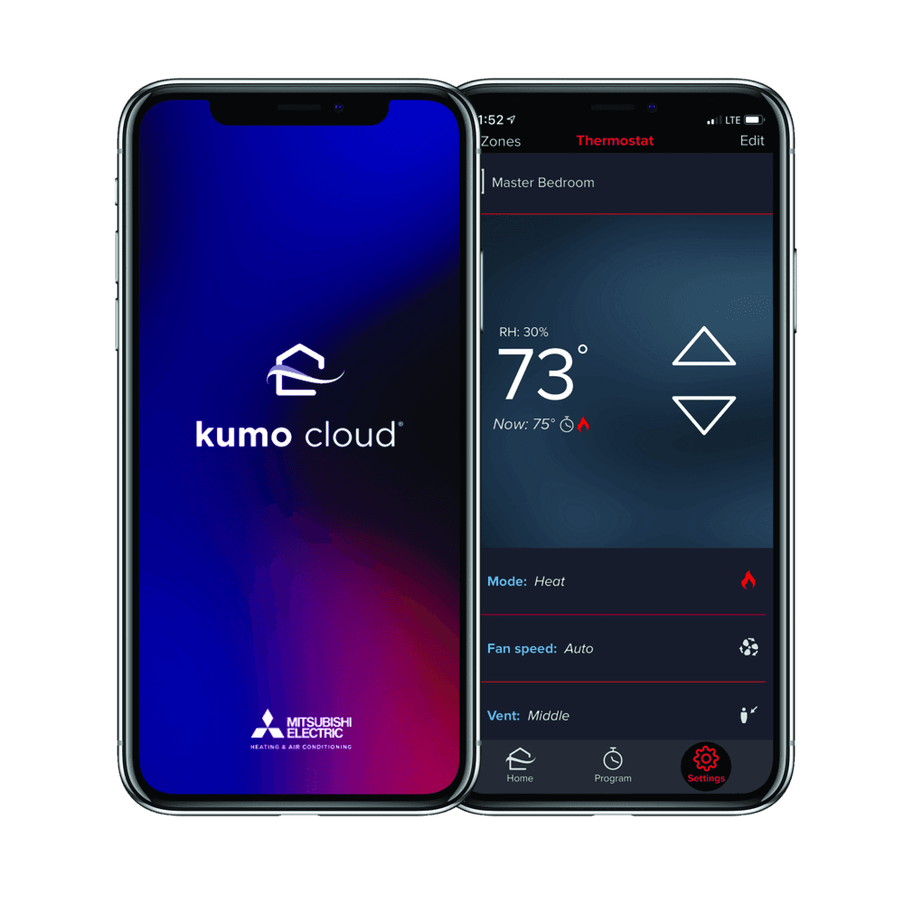 Kumo app on iPhone