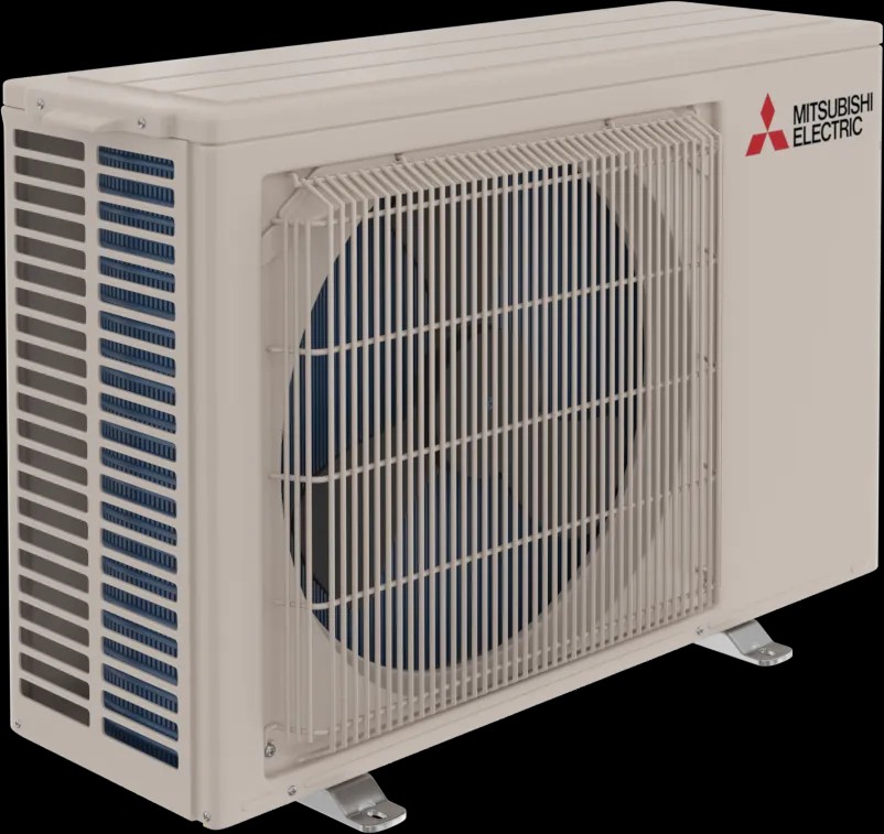 115V Wall-mounted single-zone heat pump left view