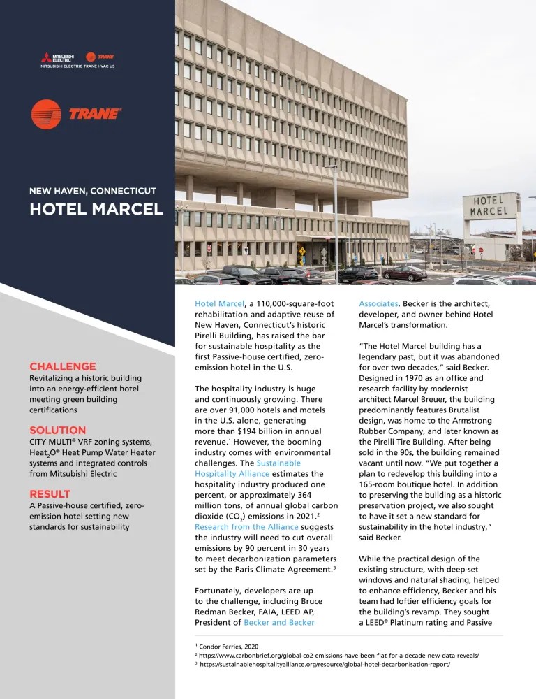 preview poster for hotel marcel case study pdf