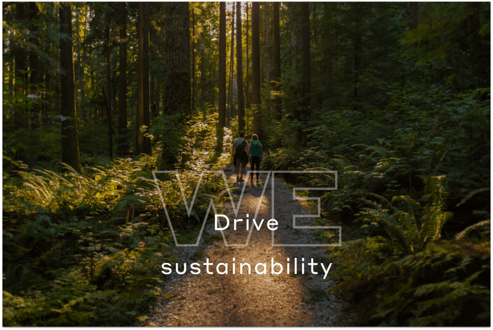 Our values: We drive sustainability