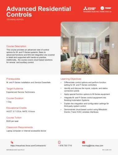 residential-controls-advanced-training-flyer cover preview