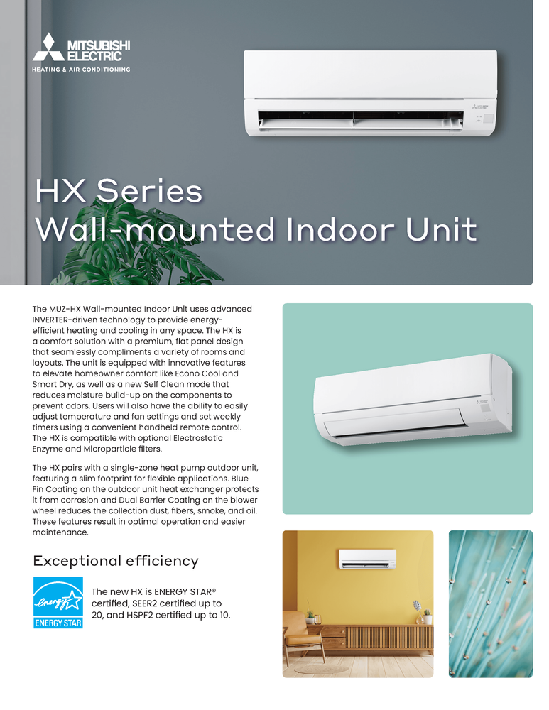 HX Standard 20 SEER2 Wall-Mounted preview