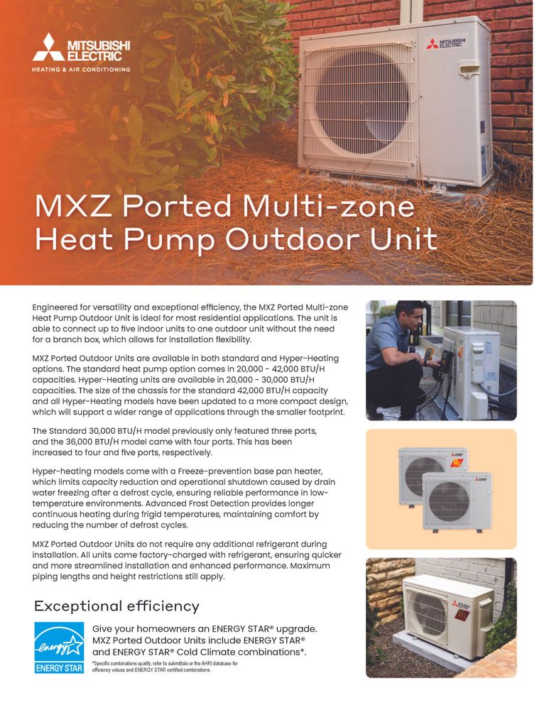 preview image of new multi-zone outdoor unit