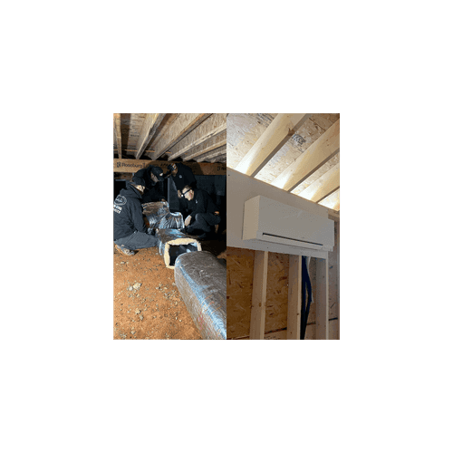 split image HVAC wall mount