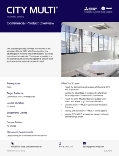 city-multi-product-overview-training-flyer cover preview